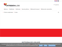 Tablet Screenshot of integralog.hr